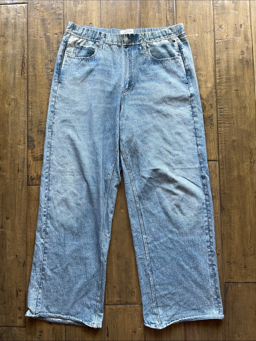 Rag & Bone Miramar Wide Leg Cotton Terry Sweatpant Jeans - Picture 4 of 9